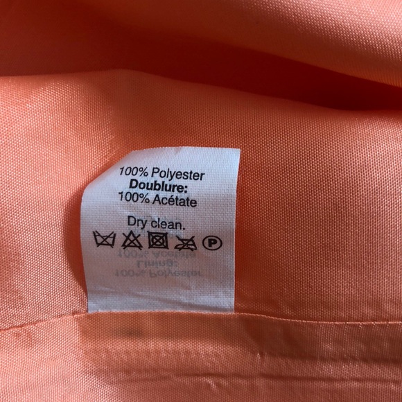 J. Crew Orange Strappy Dress Preppy Size 8 - Picture 6 of 7